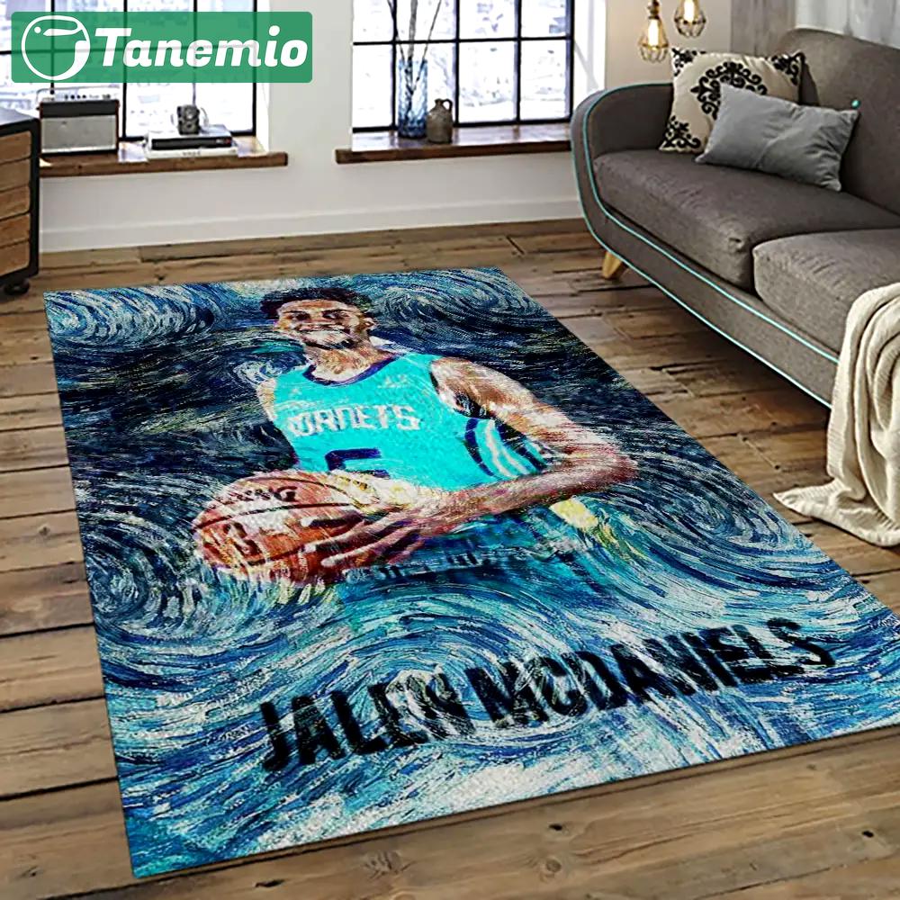 Nba charlotte hornets basketball team logo sport carpet area rug home decor best gift for friends ch61 Rectangle Rug