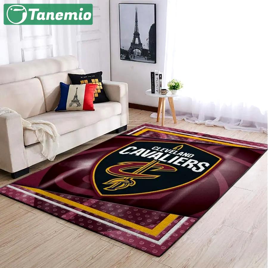 Nba cleveland cavaliers area rug living room rug home decor 190922 Rectangle Rug