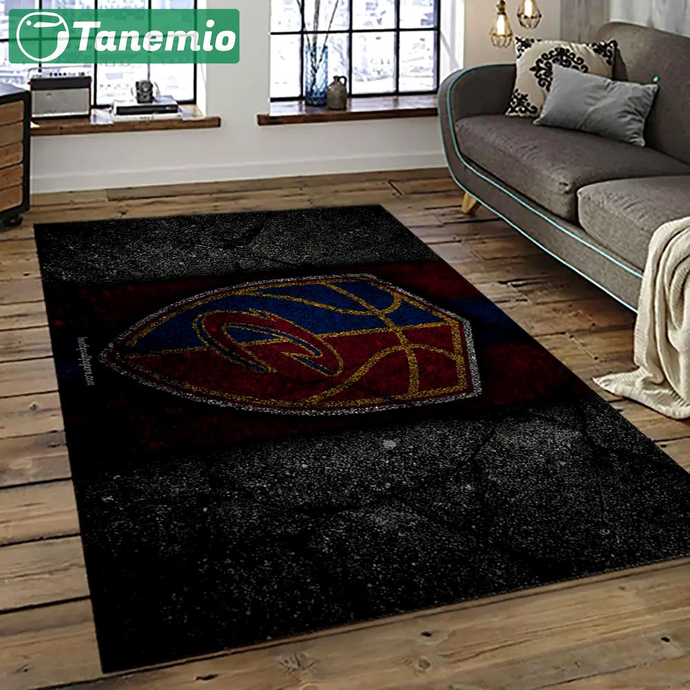 Nba cleveland cavaliers basketball team logo sport carpet rectangle area rug for living room cca21 Rectangle Rug