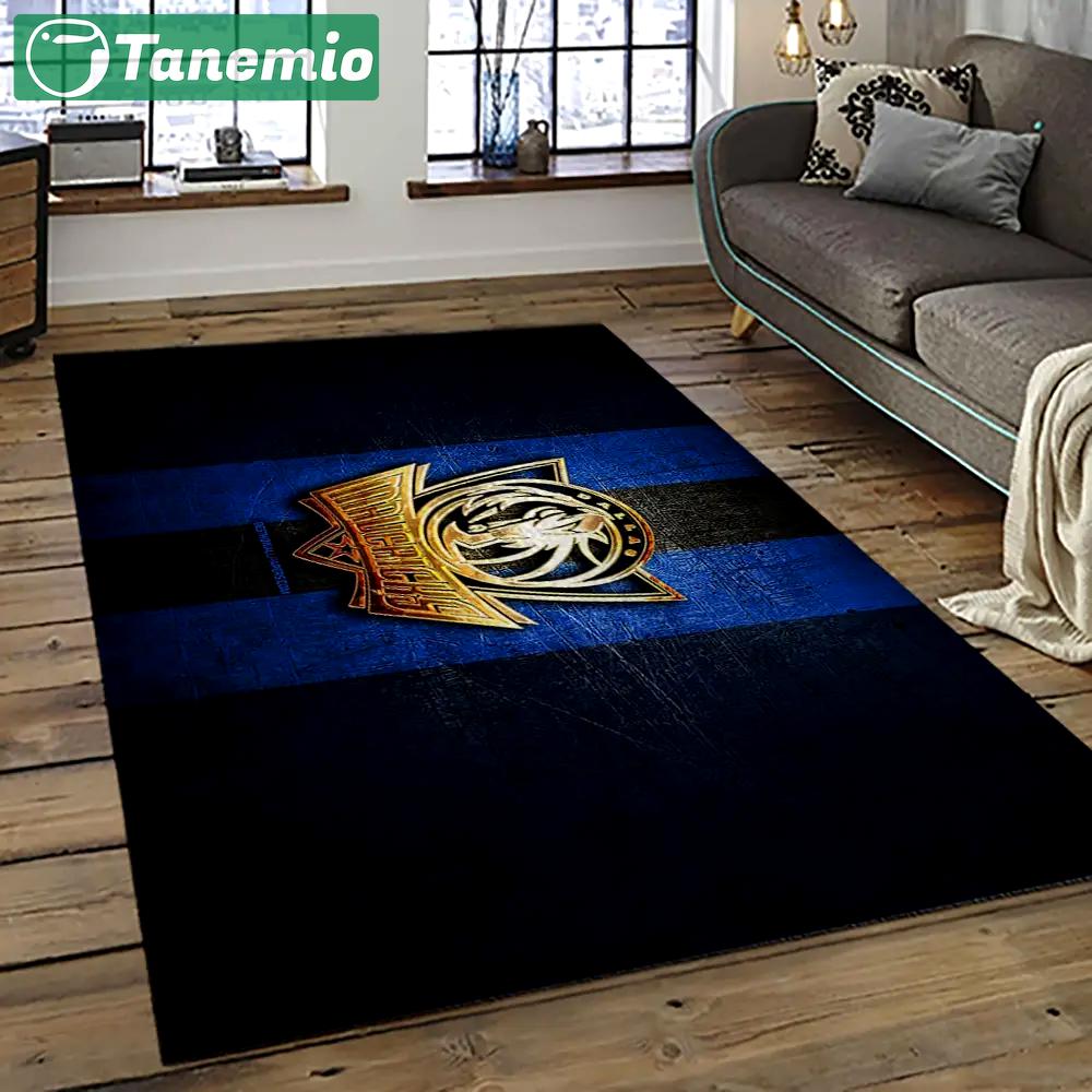 Nba dallas mavericks basketball team logo sport carpet rectangle area rug for living room dmr45 Rectangle Rug