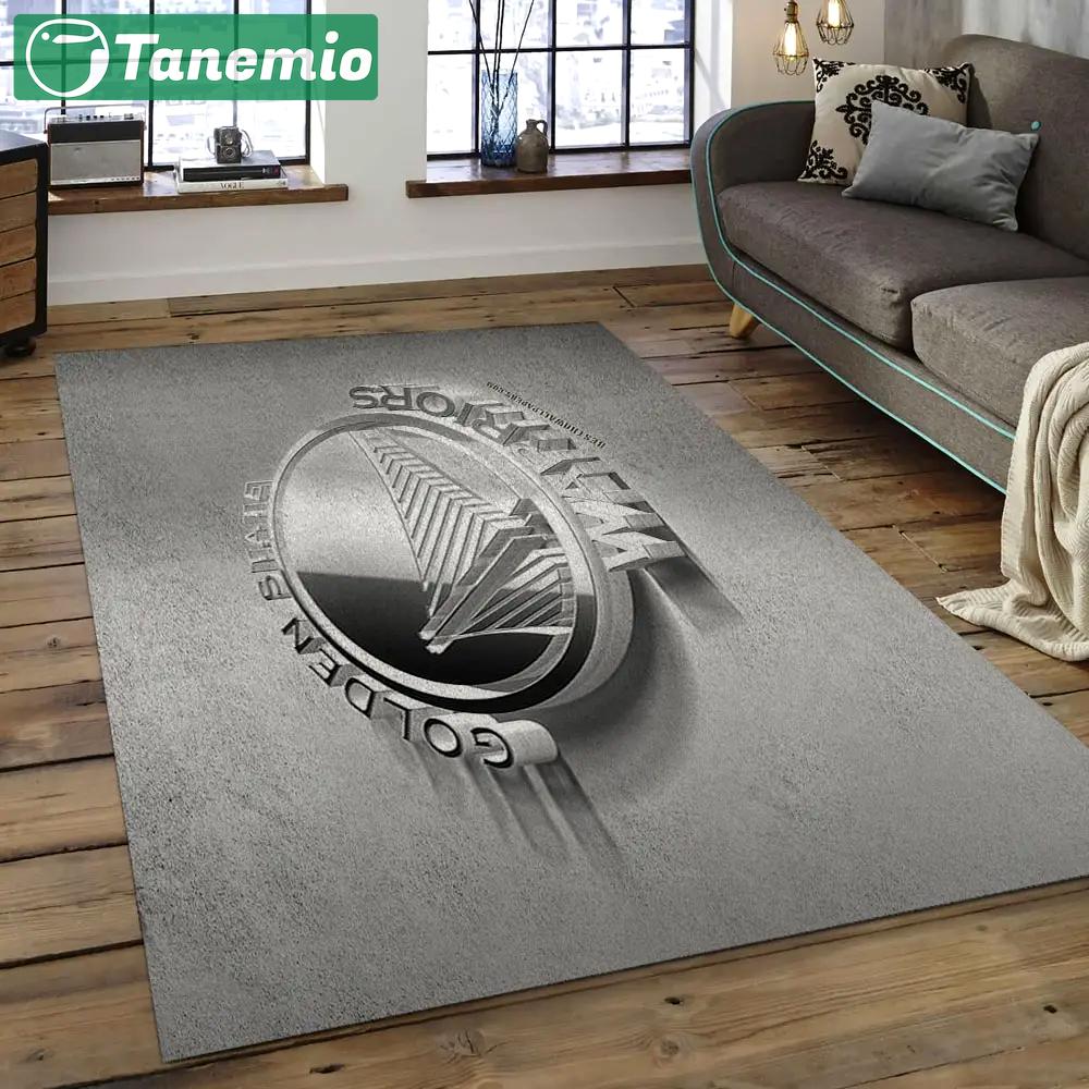 Nba golden state warriors basketball legend team logo rectangle area gsw28 Rectangle Rug
