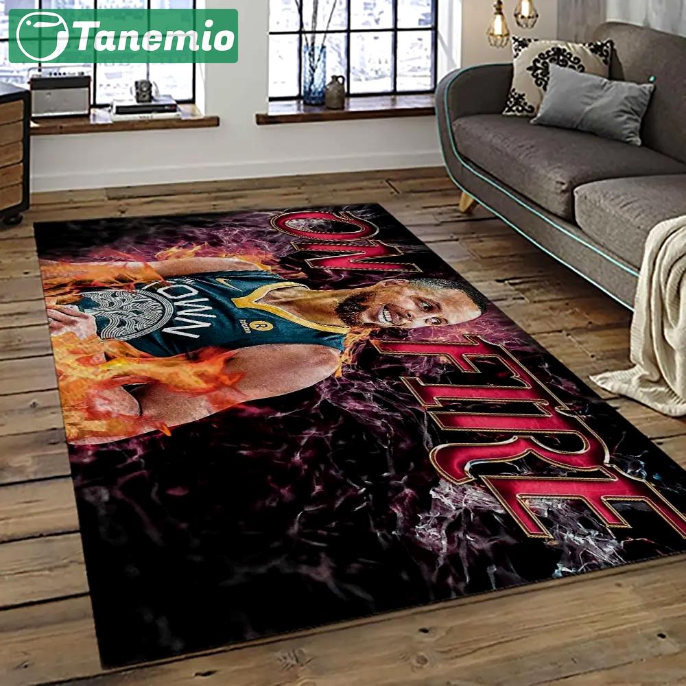 Nba golden state warriors basketball team logo sport carpet area rug home decor best gift for friends gsw63 Rectangle Rug