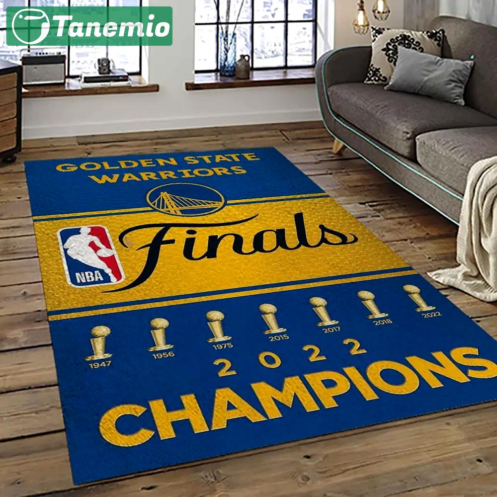 Nba golden state warriors basketball team logo sport carpet area rug home decor best gift for friends gsw64 Rectangle Rug