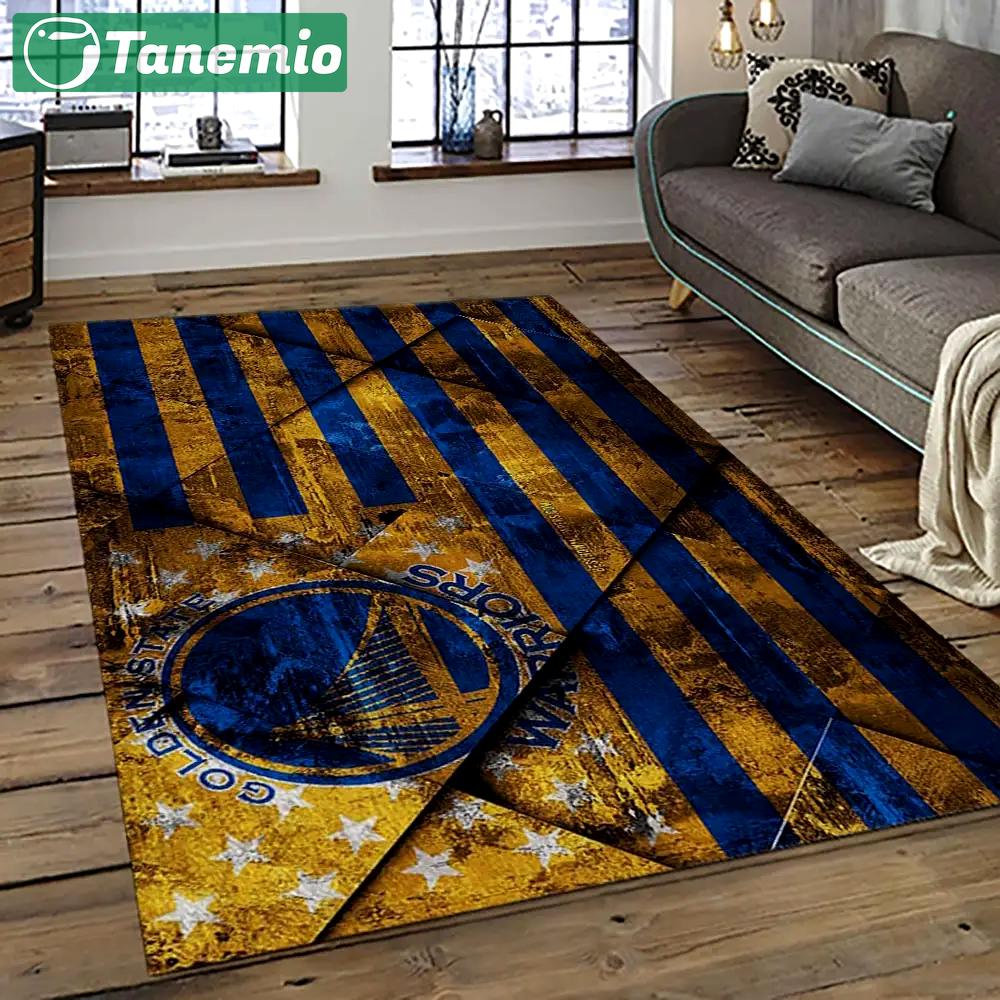 Nba golden state warriors basketball team logo sport carpet area rug home decor best gift for friends gsw81 Rectangle Rug