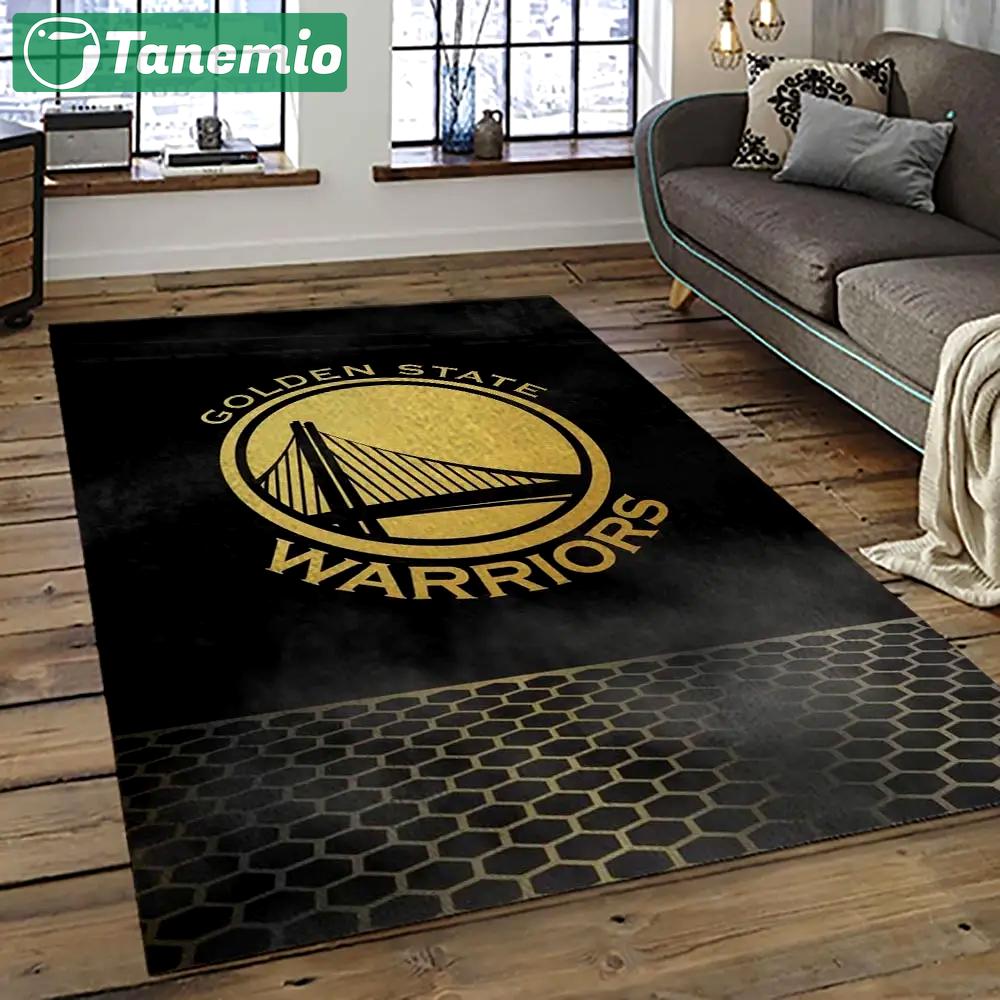 Nba golden state warriors basketball team logo sport carpet area rug home decor best gift for friends gsw89 Rectangle Rug