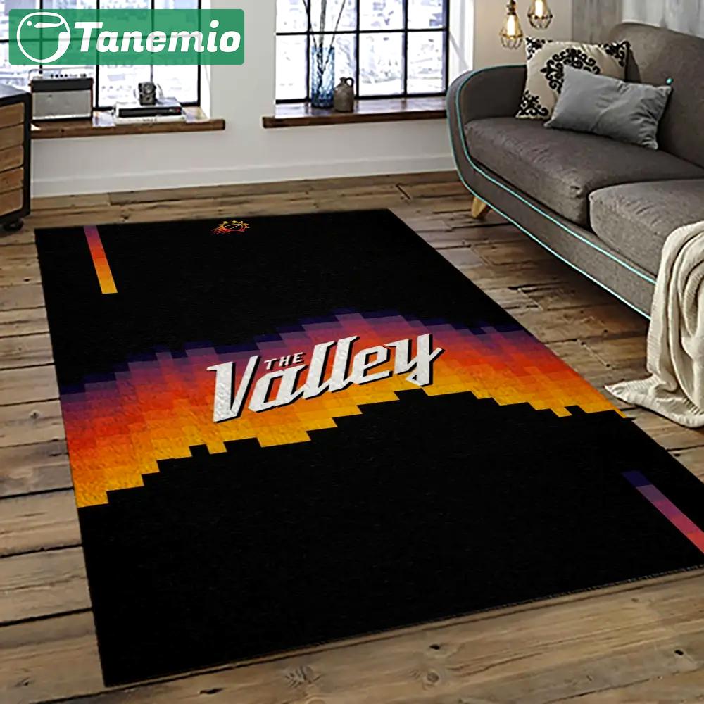 Nba phoenix suns basketball team logo sport carpet rectangle area rug for living room ps16 Rectangle Rug
