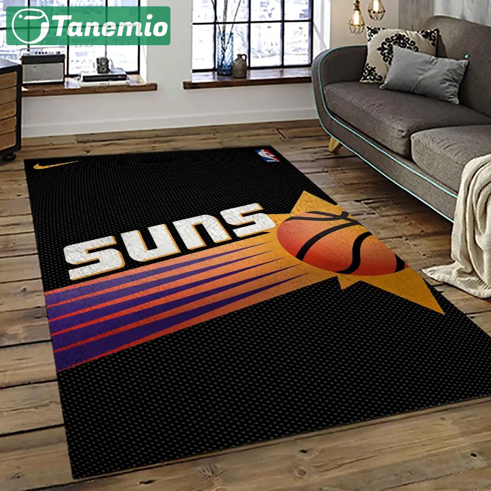 Nba phoenix suns basketball team logo sport carpet rectangle area rug for living room ps25 Rectangle Rug