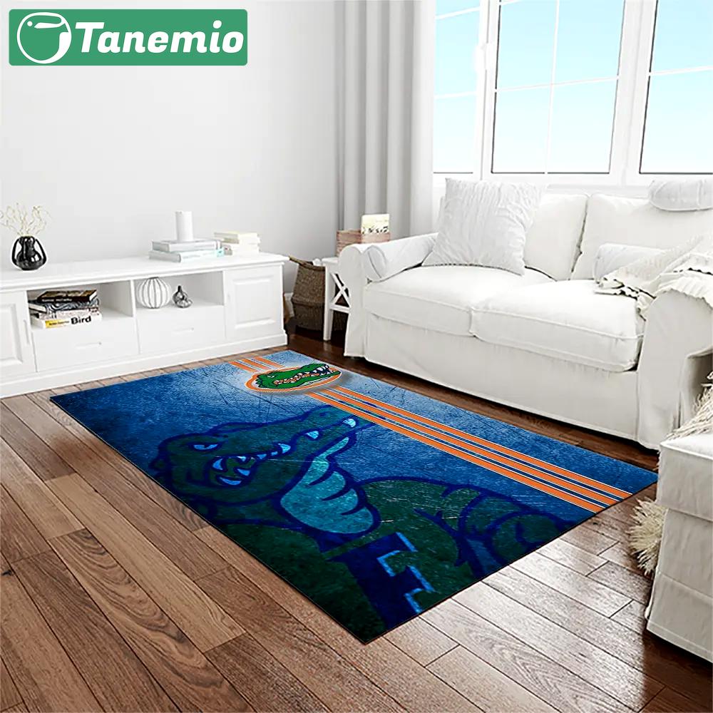 Ncaa florida gators college sport basketball and foolball team logo rectangle area rug fg15 Rectangle Rug