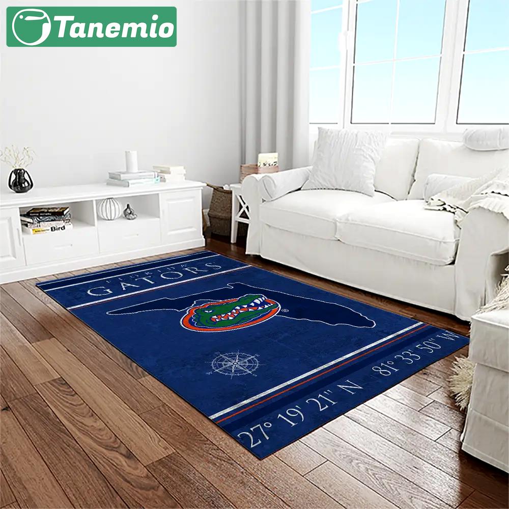 Ncaa florida gators college sport basketball and foolball team logo rectangle area rug fg30 Rectangle Rug