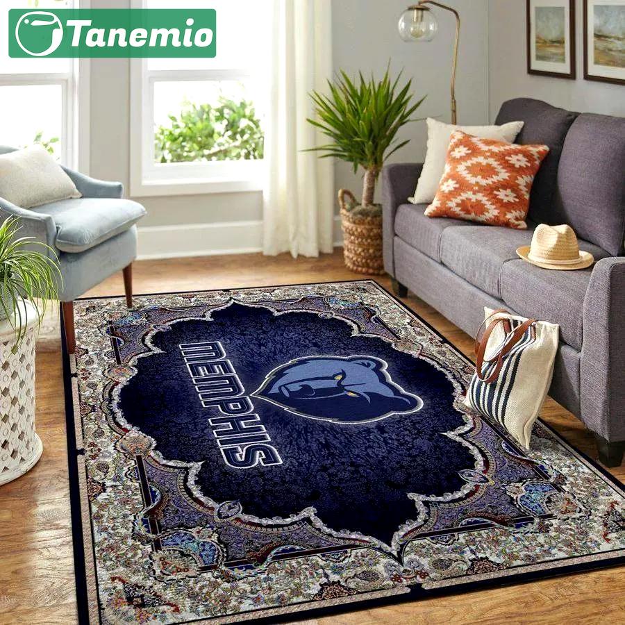 Ncaa memphis tigers area rug living room rug home decor nfl football 1912247 Rectangle Rug