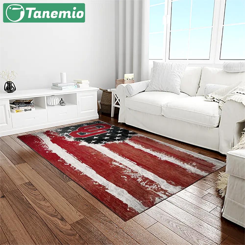 Ncaa oklahoma sooners sport basketball and foolball team logo rectangle area rug os37 Rectangle Rug