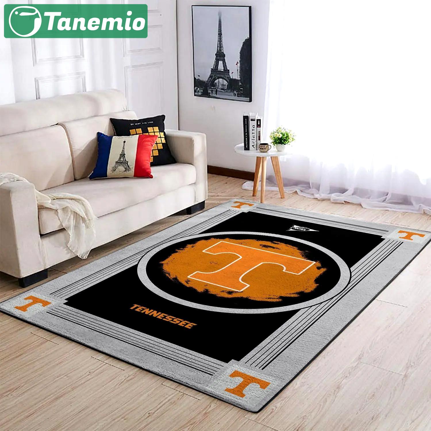 Ncaa tennessee volunteers area rug living room rug home decor 200305148 3 Rectangle Rug