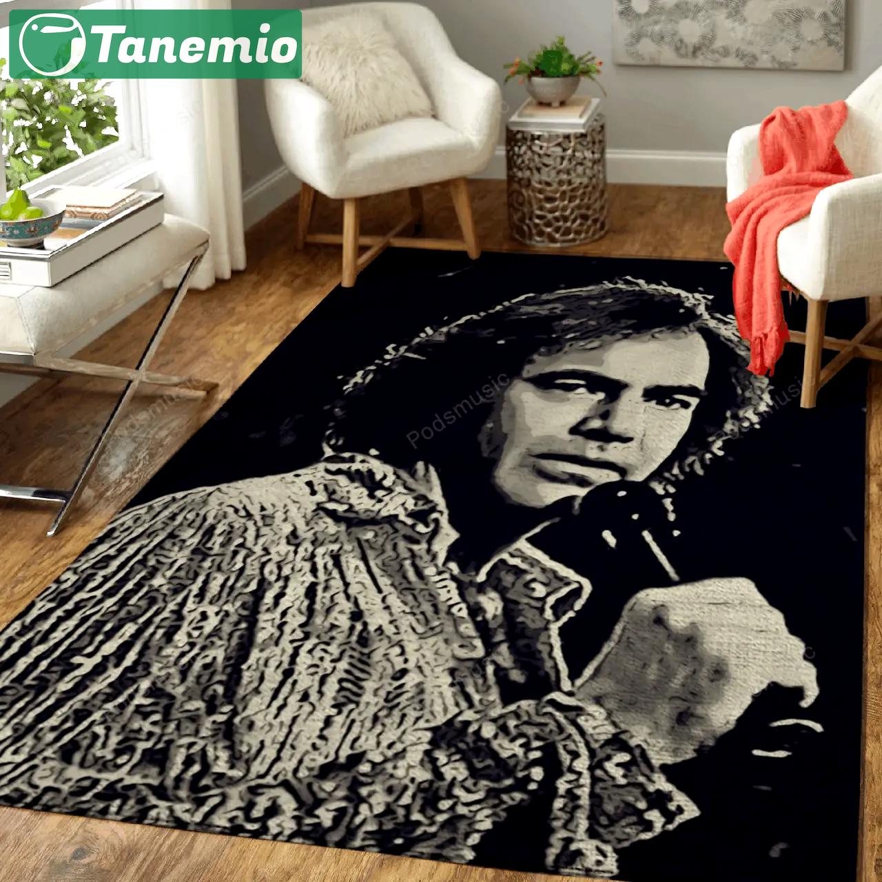 Neil diamond art 2 music artist art for fans area rug living room carpet rug regtangle carpet floor decor home decor Rectangle Rug
