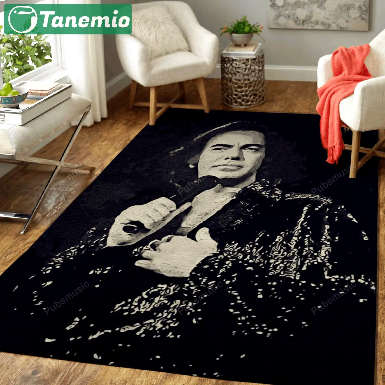 Neil diamond art 4 music artist art for fans area rug living room carpet rug regtangle carpet floor decor home decor Rectangle Rug