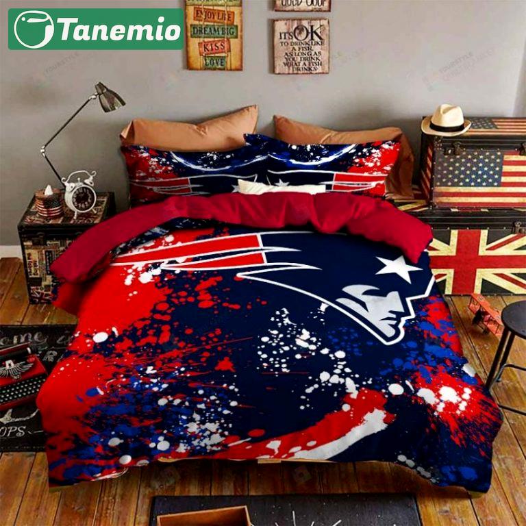 New england patriots   Bedding Sets bed linen duvet bedroom idea bedspread home decor sheets blankets bedclothes covers