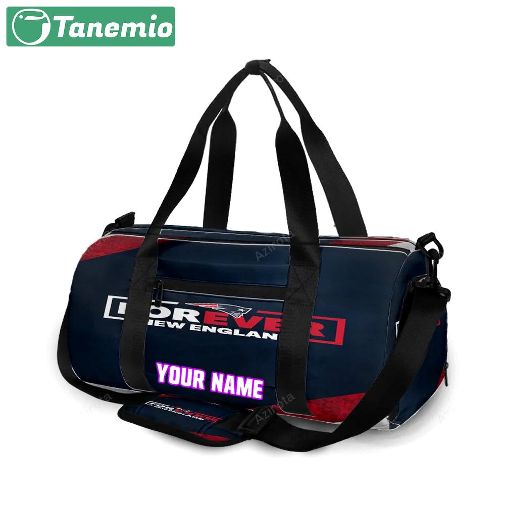 New england patriots forever new england personalized name travel bag gym bag 378 Travel Bag