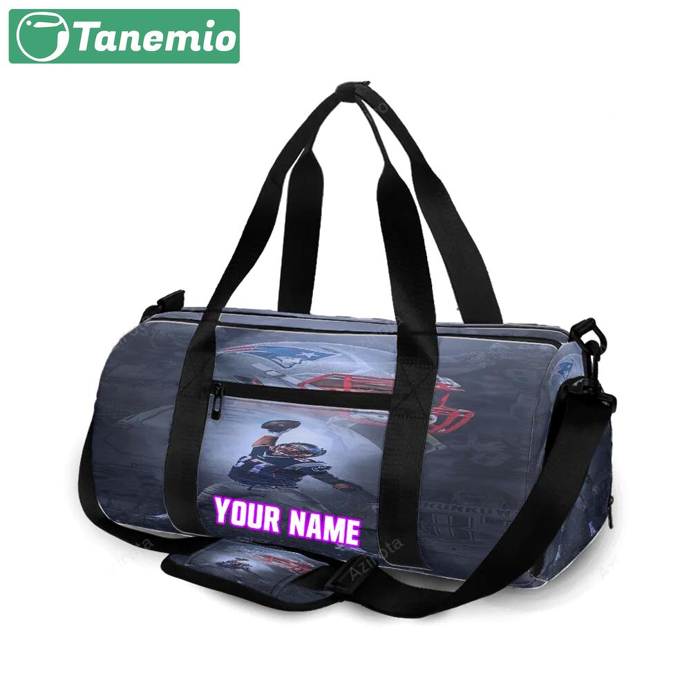New england patriots gostkowski throwing personalized name travel bag gym bag 1440 Travel Bag