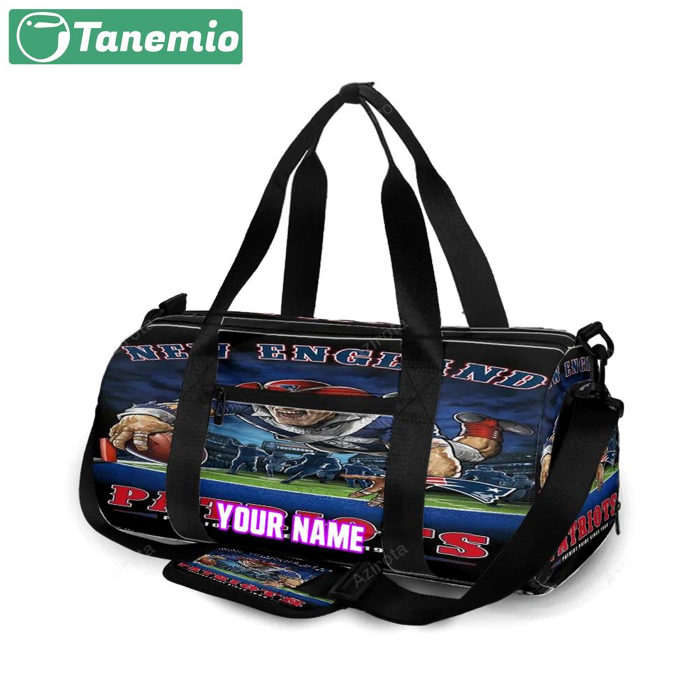 New england patriots pride since 1960 personalized name travel bag gym bag 446 Travel Bag
