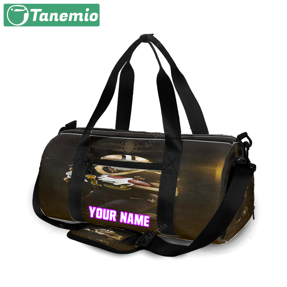 New orleans saints michael thomas4 personalized name travel bag gym bag 1719 Travel Bag