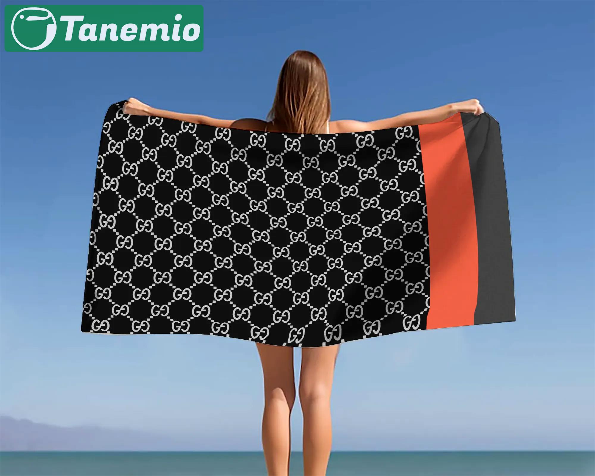 [new] premium gucci beach towel - summer 2025-2026 mrs-ryuj-gc137924