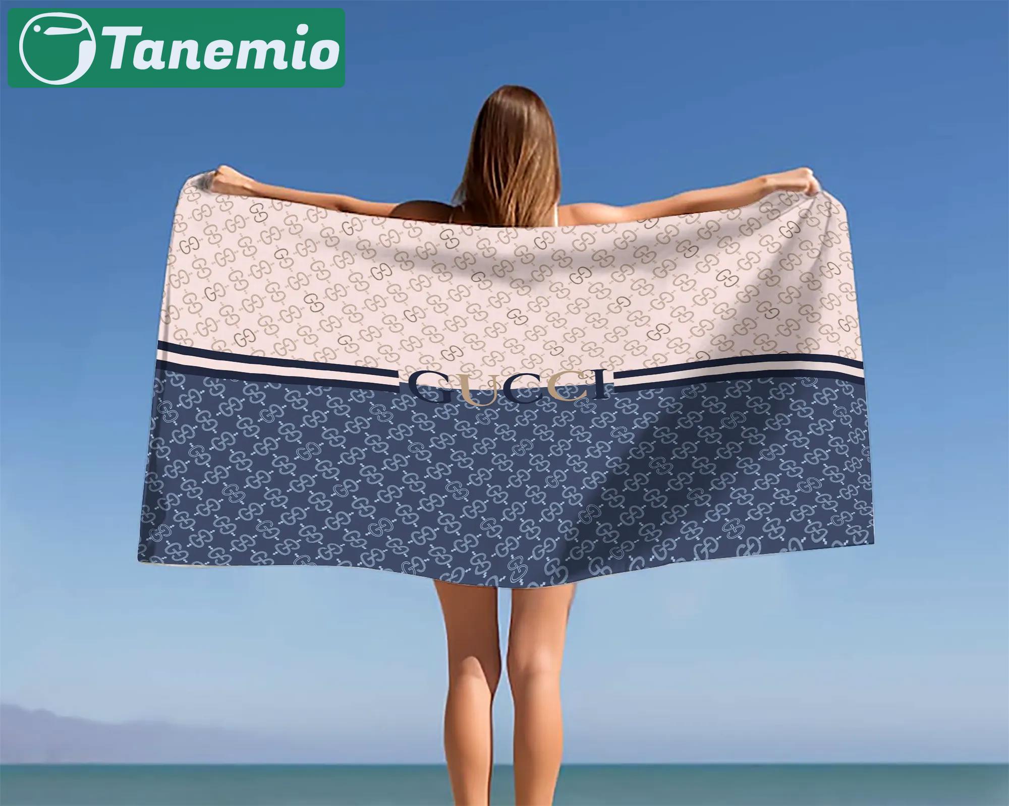 [new] premium gucci beach towel - summer 2025-2026 mrs-ryuj-gc137926