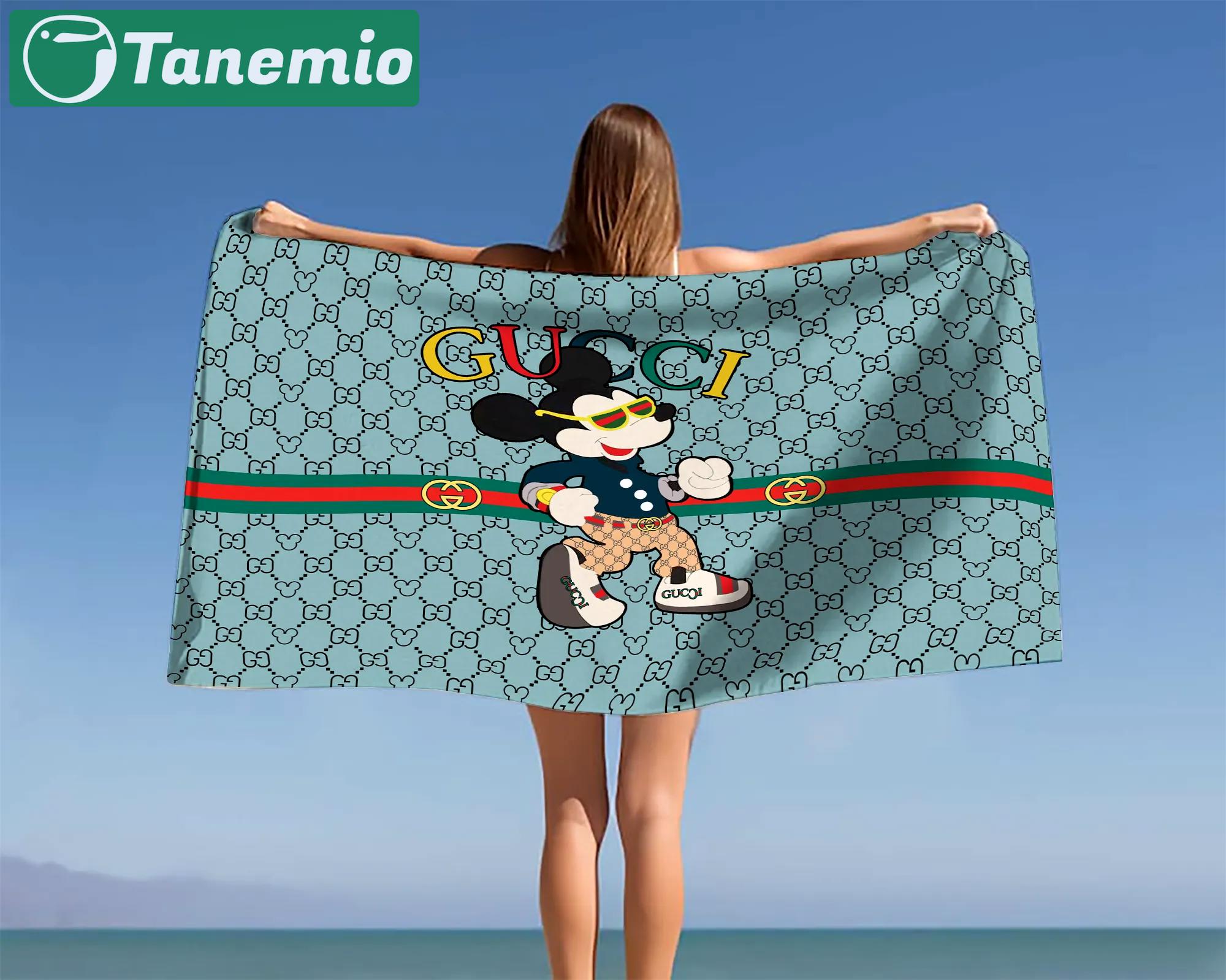 [new] premium gucci beach towel - summer 2025-2026 mrs-ryuj-gc137931