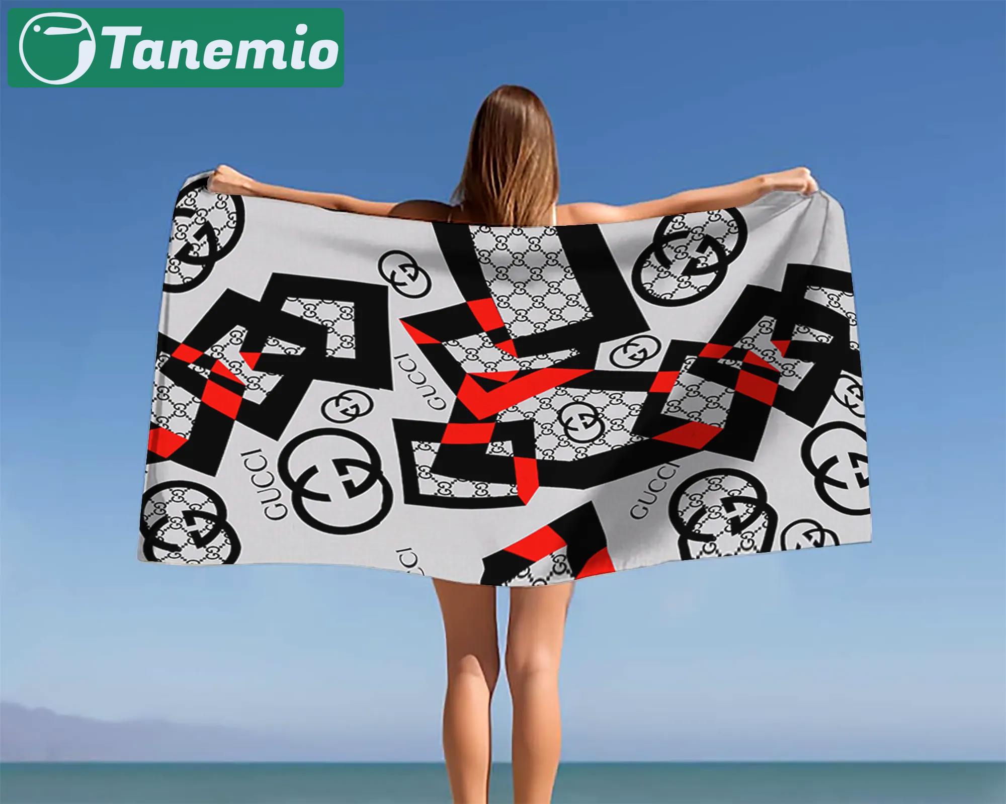 [new] premium gucci beach towel - summer 2025-2026 mrs-ryuj-gc137934