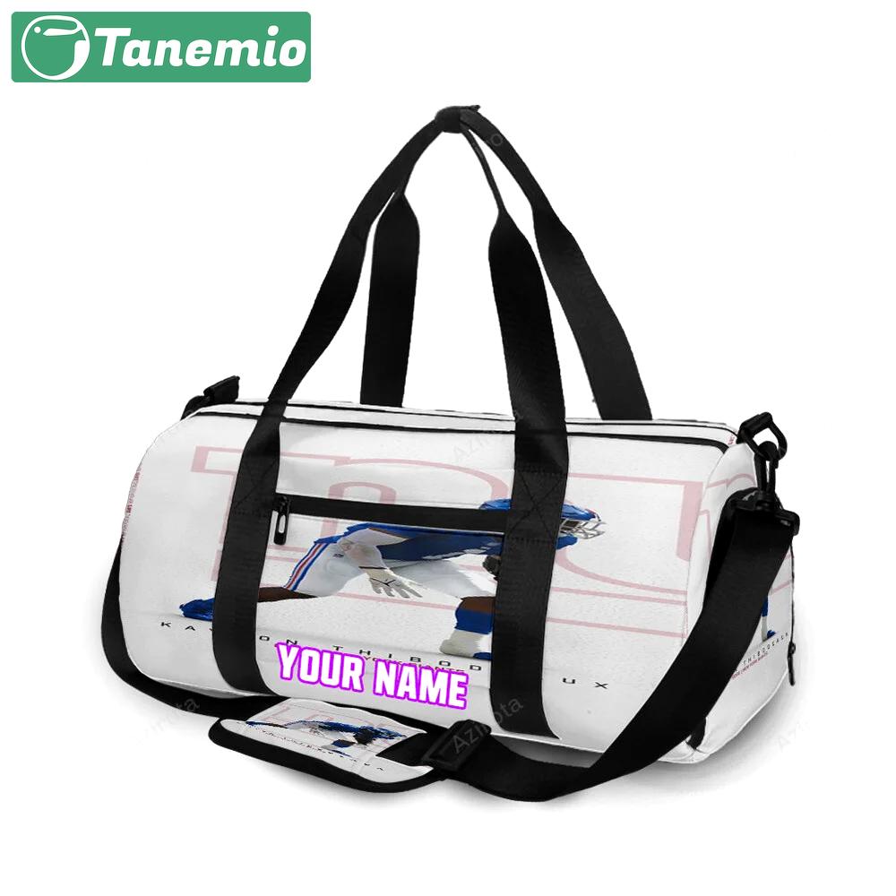 New york giants kayvon thibodeaux1 personalized name travel bag gym bag 230 Travel Bag