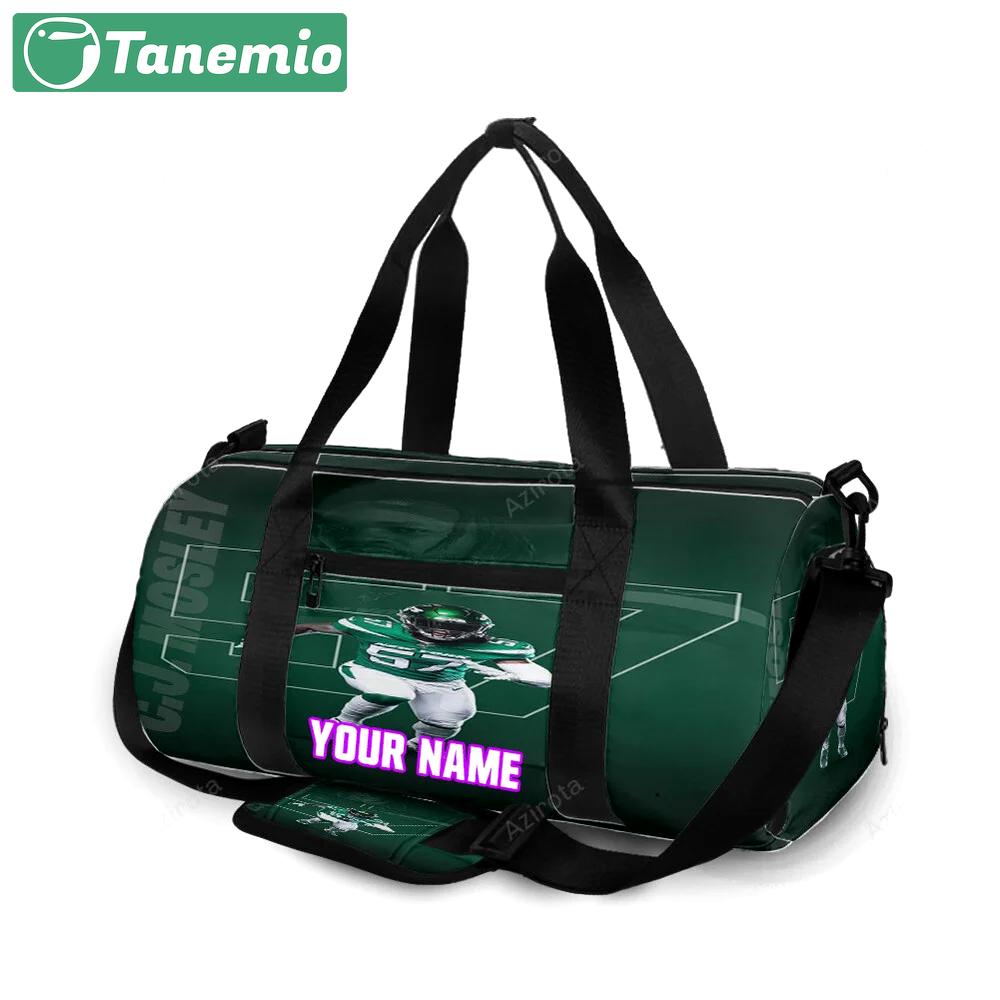 New york jets cj mosley1 personalized name travel bag gym bag 2138 Travel Bag