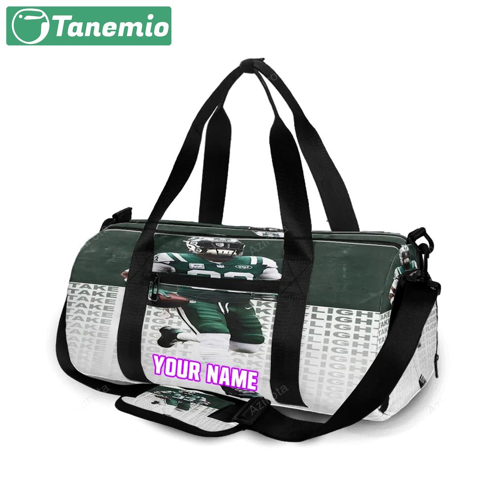 New york jets jamal adams1 personalized name travel bag gym bag 1426 Travel Bag