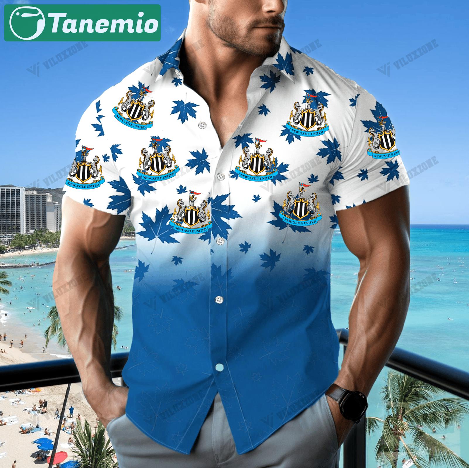 Newcastle united football club hawaiian shirt 9 Hawaii Shirt Shorts & Flip Flops