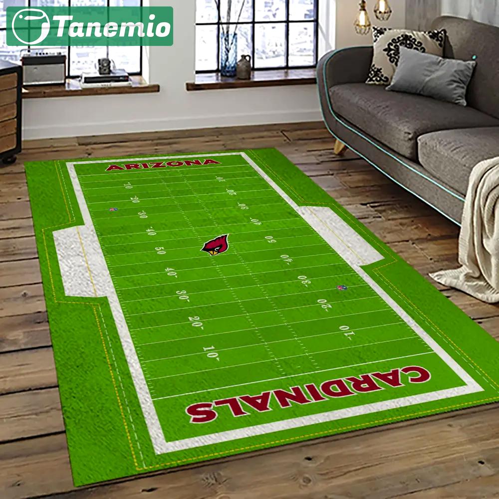 Nfl arizona cardinals football team logo sport carpet rectangle area rug for living room ac17 Rectangle Rug