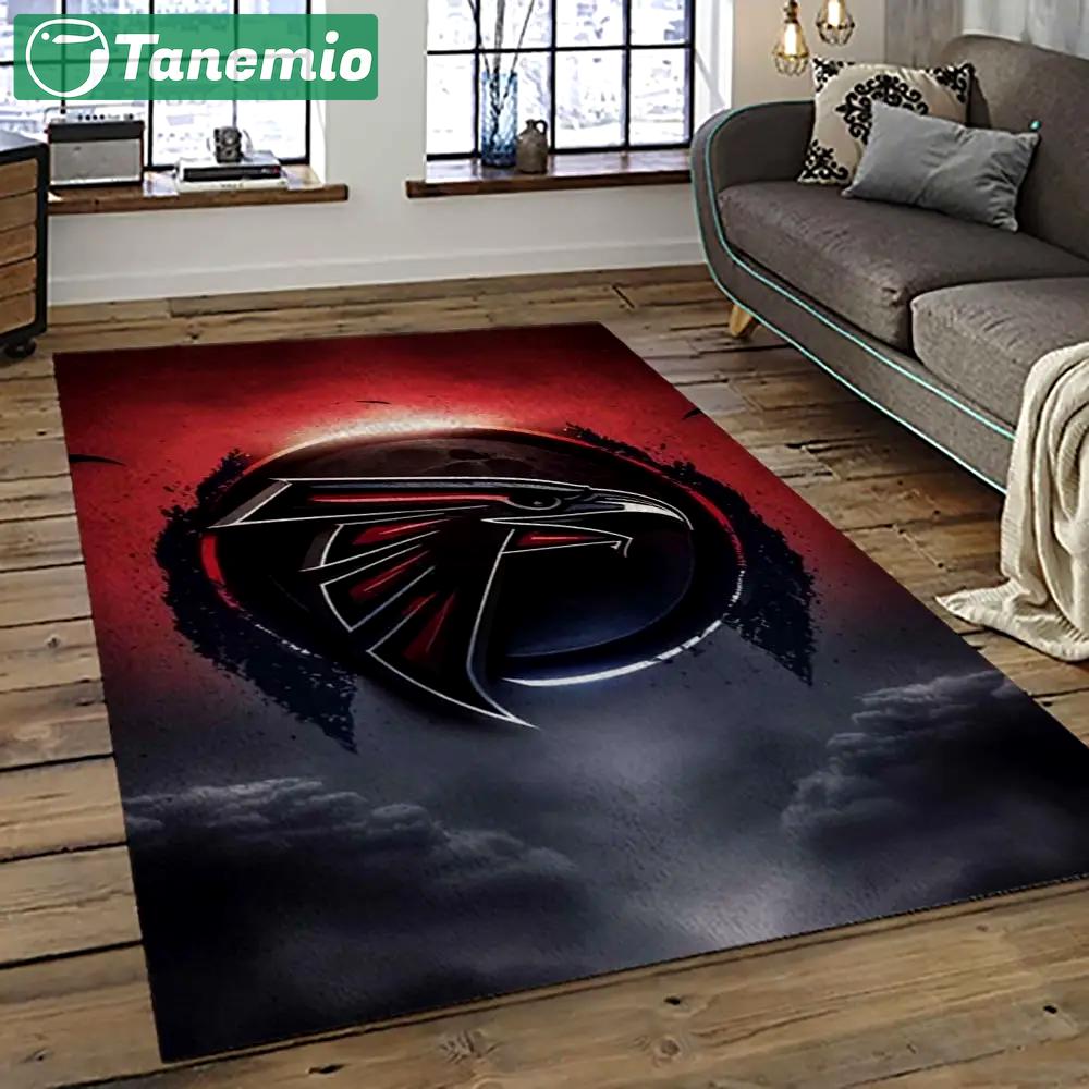 Nfl atlanta falcons football team logo sport carpet area rug home decor best gift for friends atfl16 Rectangle Rug