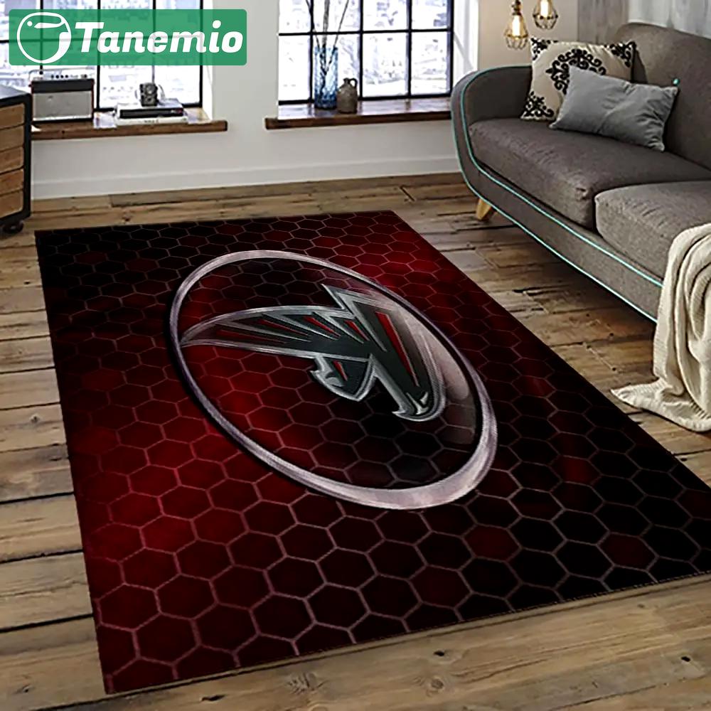 Nfl atlanta falcons football team logo sport carpet area rug home decor best gift for friends atfl22 Rectangle Rug
