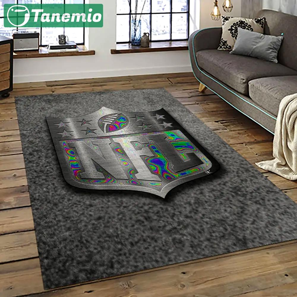 Nfl football league logo retangle carpet area rug home decor best gift for fan and friends nf31 Rectangle Rug