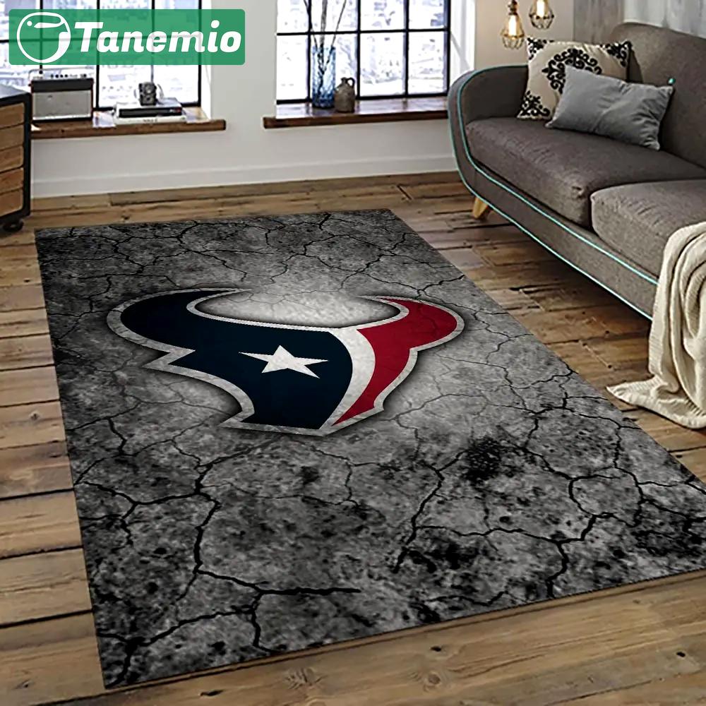 Nfl houston texans football team logo sport carpet area rug home decor best gift for friends ht56 Rectangle Rug
