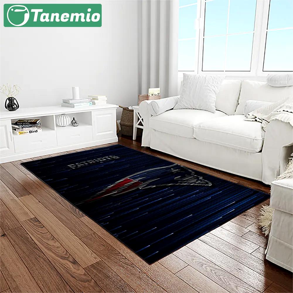 Nfl new england patriots football team logo rectangle area rug nep03 Rectangle Rug