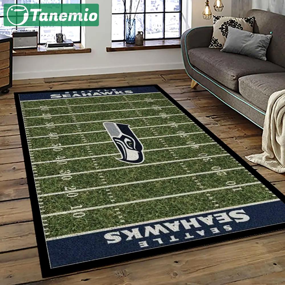 Nfl seattle seahawks football team logo sport carpet area rug home decor best gift for friends ss33 Rectangle Rug