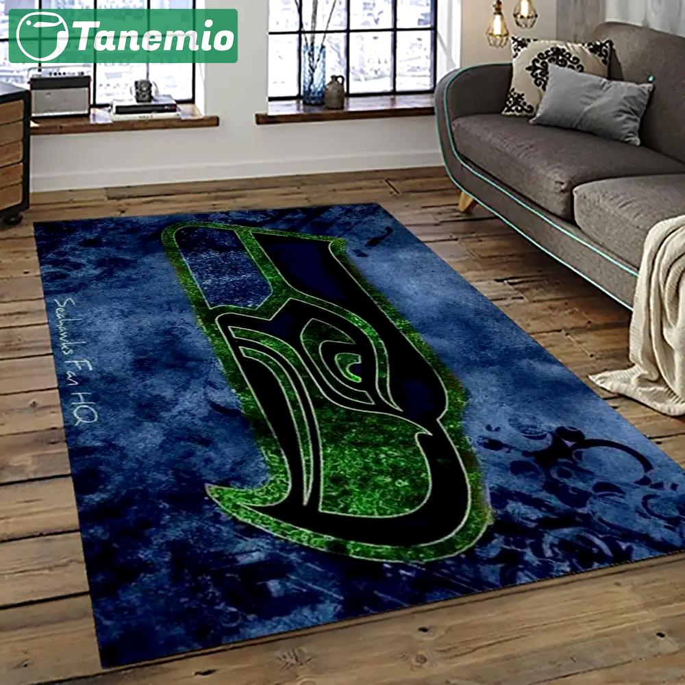 Nfl seattle seahawks football team logo sport carpet area rug home decor best gift for friends ss67 Rectangle Rug
