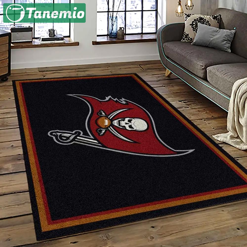 Nfl tampa bay buccaneers football team logo sport carpet area rug home decor best gift for friends tpbb20 Rectangle Rug