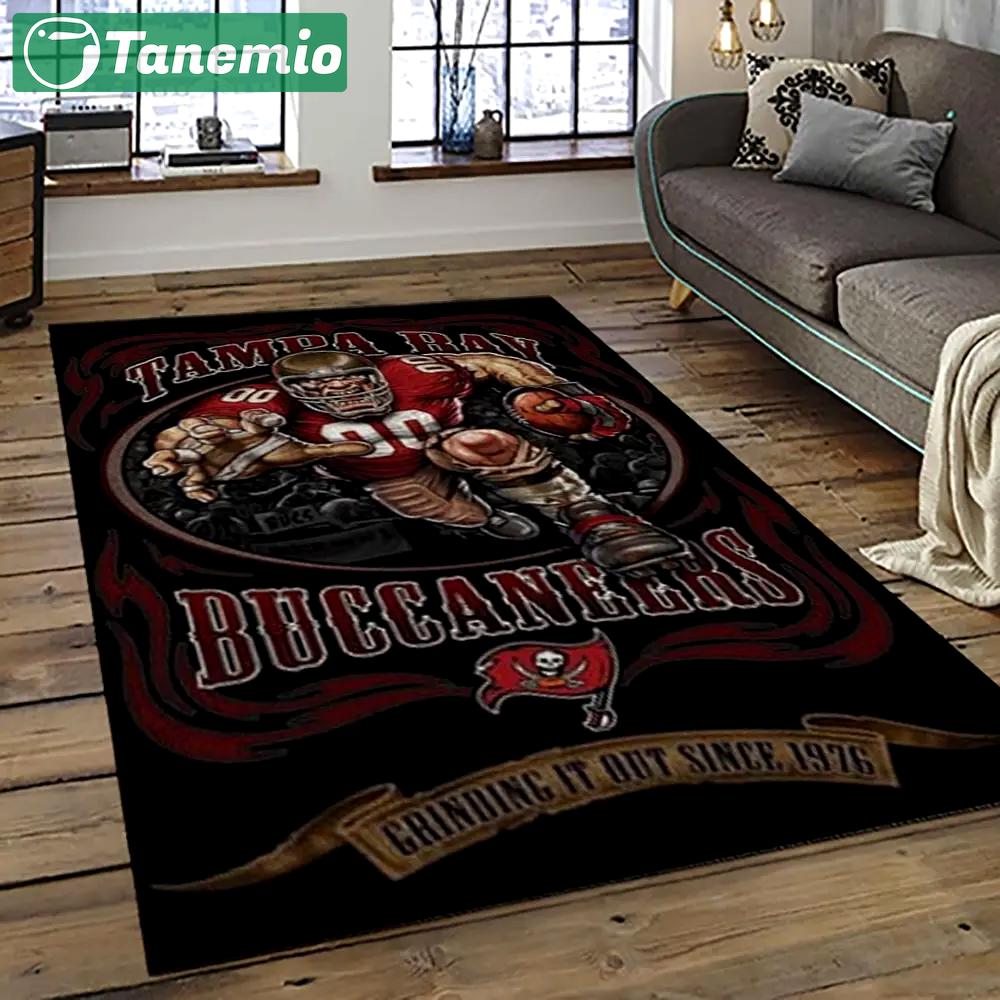 Nfl tampa bay buccaneers football team logo sport carpet area rug home decor best gift for friends tpbb34 Rectangle Rug
