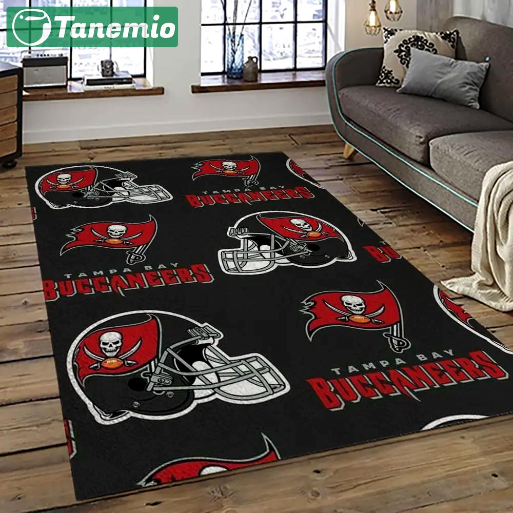 Nfl tampa bay buccaneers football team logo sport carpet area rug home decor best gift for friends tpbb45 Rectangle Rug