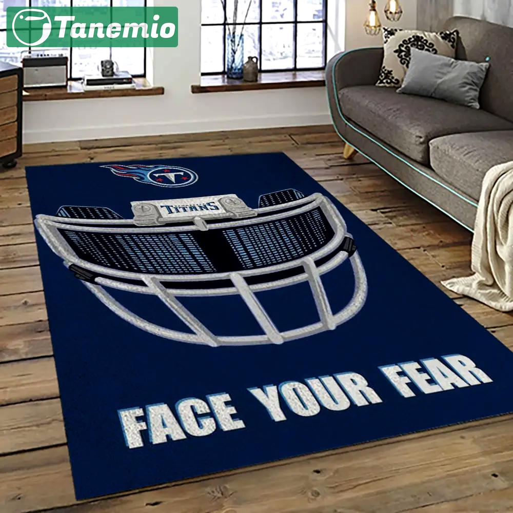 Nfl tennessee titans football team logo sport carpet area rug home decor best gift for friends tt53 Rectangle Rug