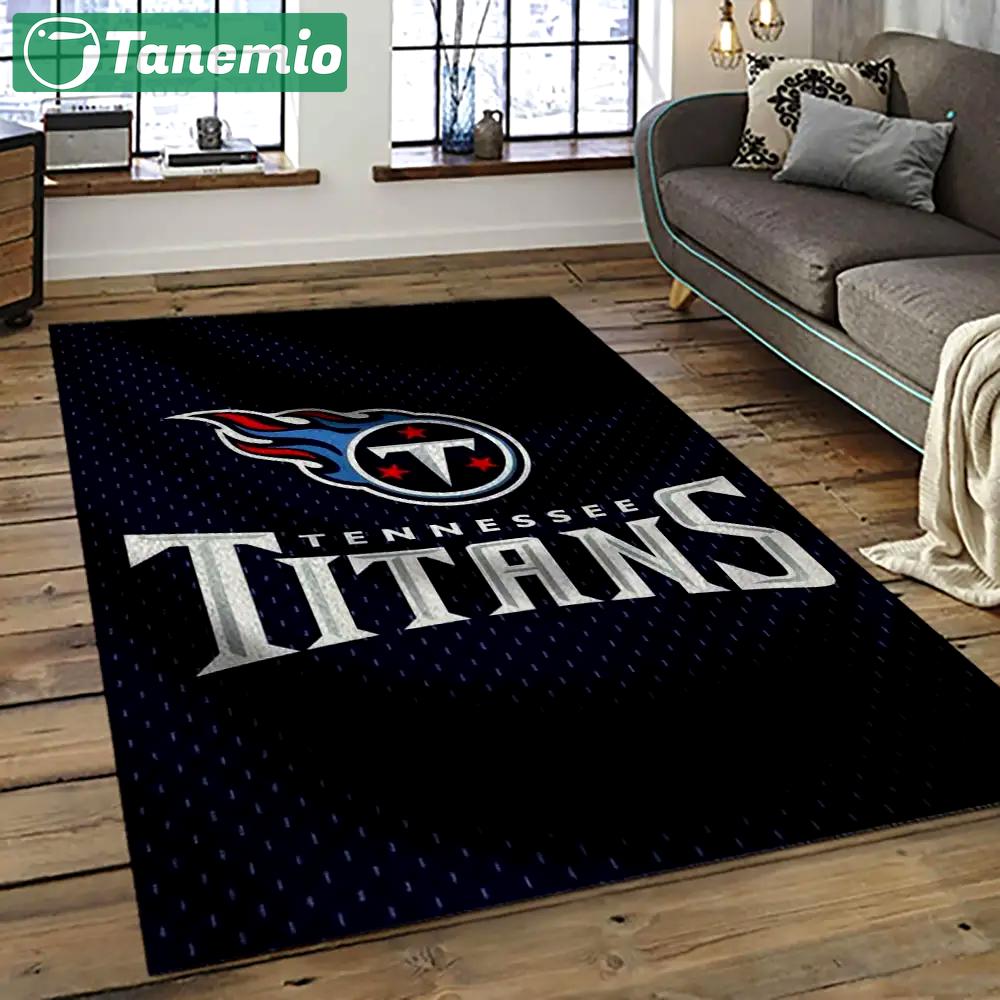 Nfl tennessee titans football team logo sport carpet area rug home decor best gift for friends tt55 Rectangle Rug