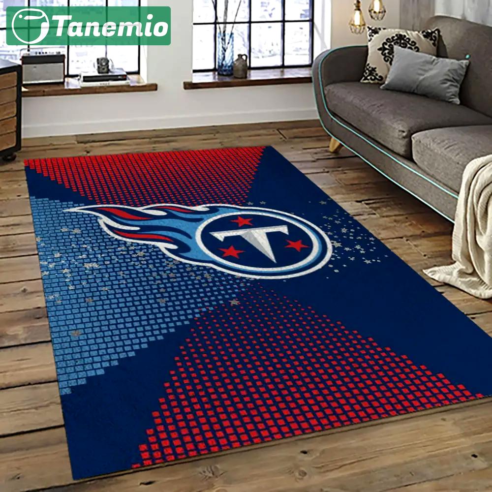 Nfl tennessee titans football team logo sport carpet area rug home decor best gift for friends tt62 Rectangle Rug