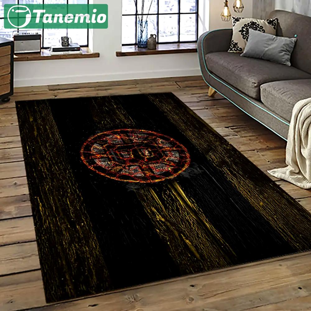 Nhl boston bruins hockey team logo sport carpet rectangle area rug for living room bb68 Rectangle Rug