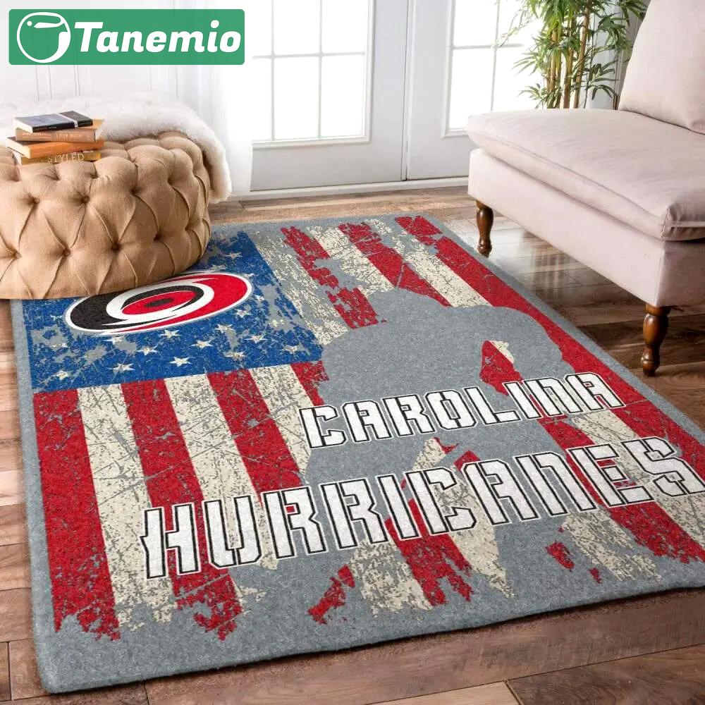 Nhl carolina hurricanes 1 dhcdhc ld2809 rug living room rug home decor Rectangle Rug