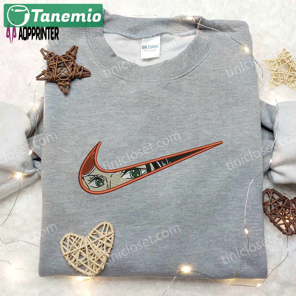 Nico robin x nike embroidered shirt: one piece inspired stylish nike apparel Embroidered Shirt