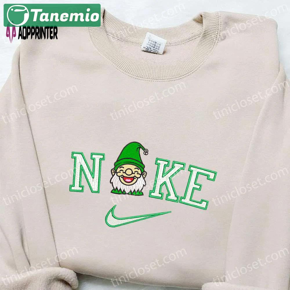 Nike christmas x gnome laughing sweatshirt: movie embroidered shirt – best gift ideas Embroidered Shirt