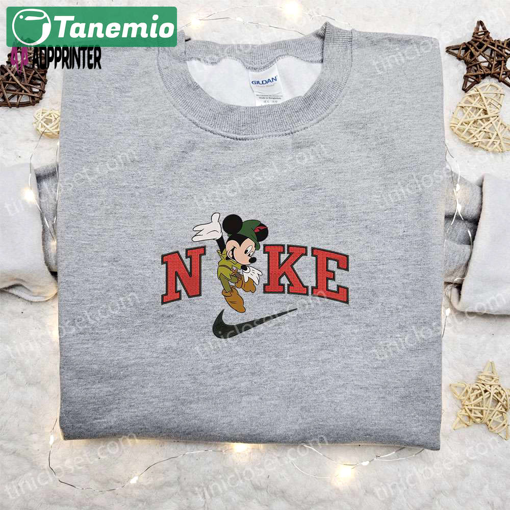Nike halloween x mickey mouse pirate embroidered sweatshirt: spooky shirt best halloween gift ideas Embroidered Shirt